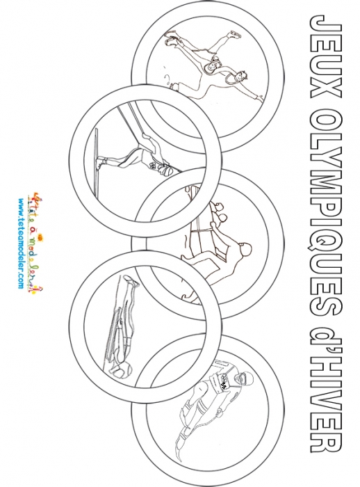 coloriage jeux olympique