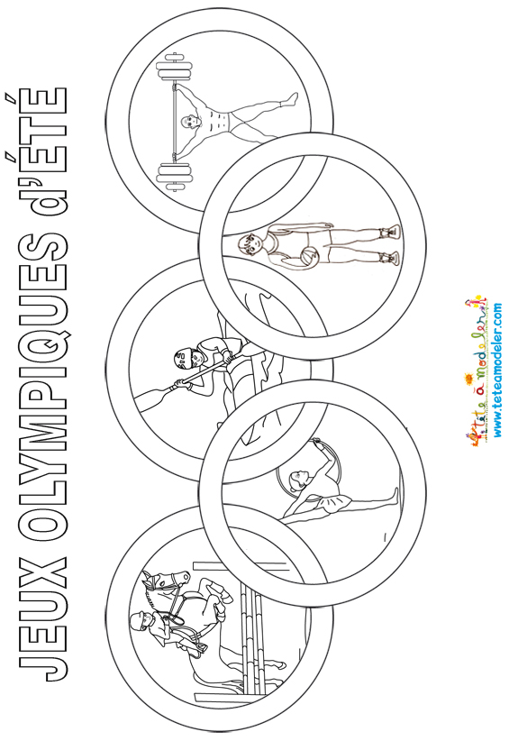 coloriage flamme olympique imprimer