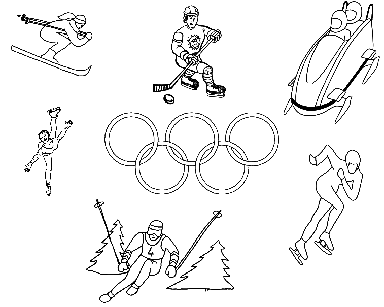 coloriage jeux olympique