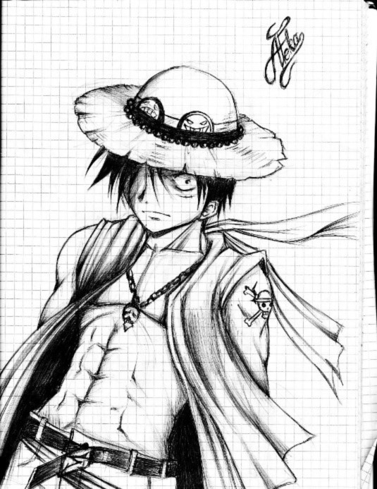 coloriage one piece