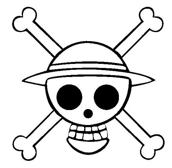 coloriage à dessiner one piece a imprimer luffy