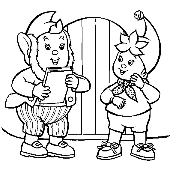 Coloriage Oui Oui Et Ses Amis - T'choupi amis est un coloriage de T'choupi : Oui oui est un personnage créé en 1934 par une romancière britannique, assistée d'un illustrateur néerlandais.
