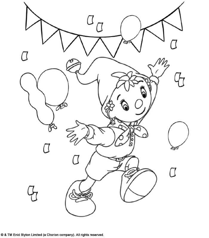 dessin oui-oui et le gateau anniversaire