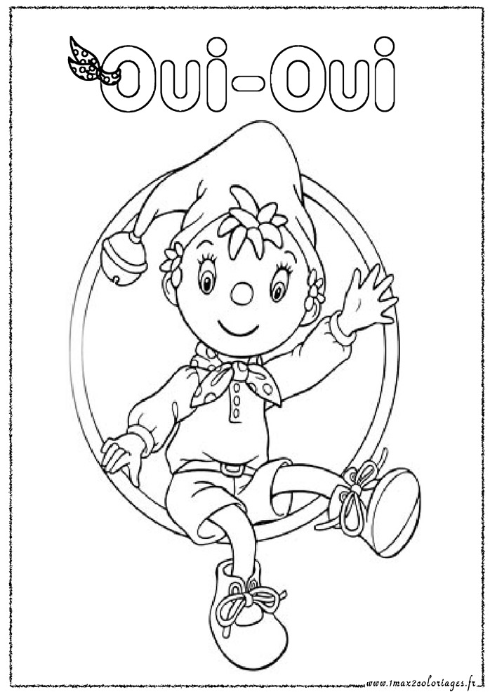 coloriage oui oui gratuit colorier