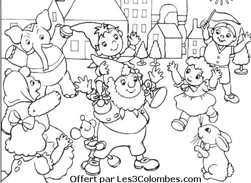 grand coloriage oui oui