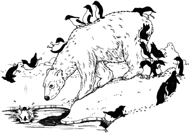 imprimer dessin à colorier ours polaire