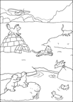 coloriage ours polaire en ligne