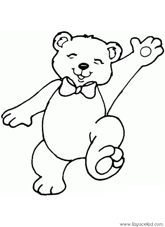 imprimer coloriage � dessiner ours polaire