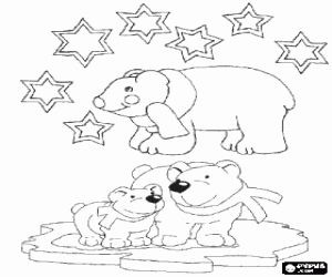 coloriage ours polaire imprimer
