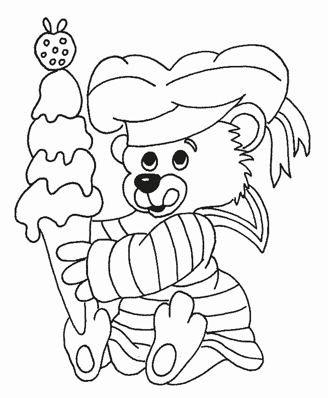 coloriage  dessiner d'un ours polaire