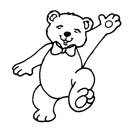 dessin à colorier ours de noel