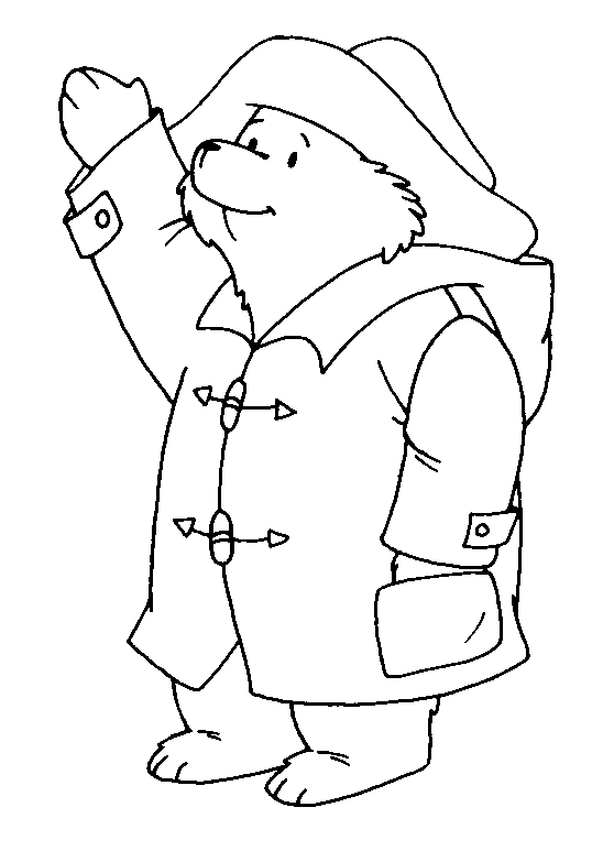 coloriage à dessiner ours noir