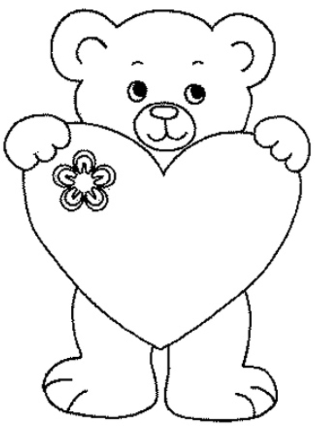 dessin petit ours brun en ligne