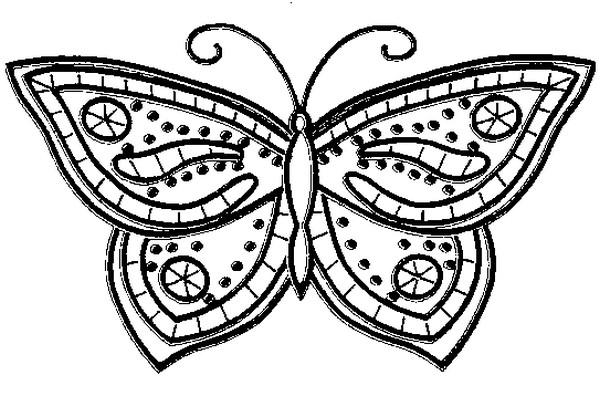 coloriage masque papillon à imprimer