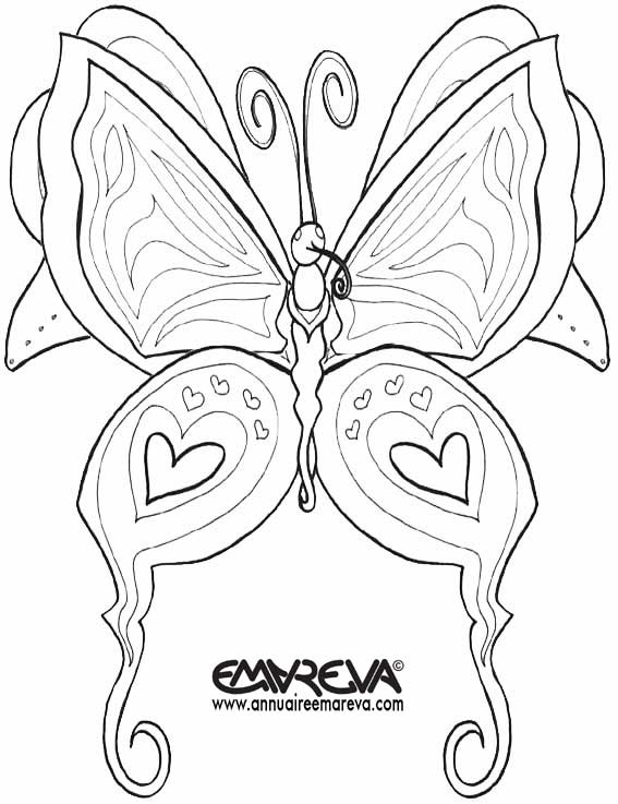 coloriage à dessiner papillon mandala