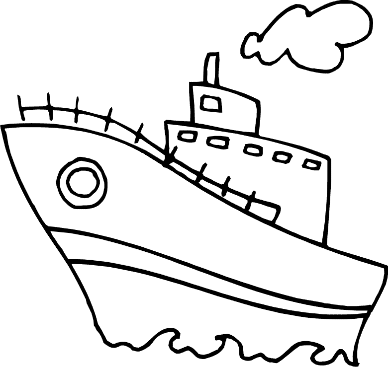 coloriage bateau paquebot