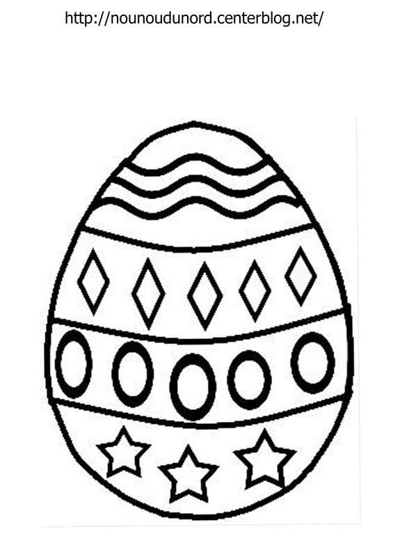 97 dessins de coloriage Pâques Maternelle à imprimer