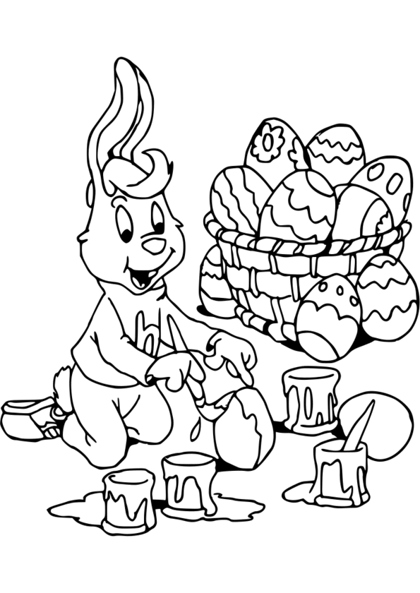 coloriage paques ps