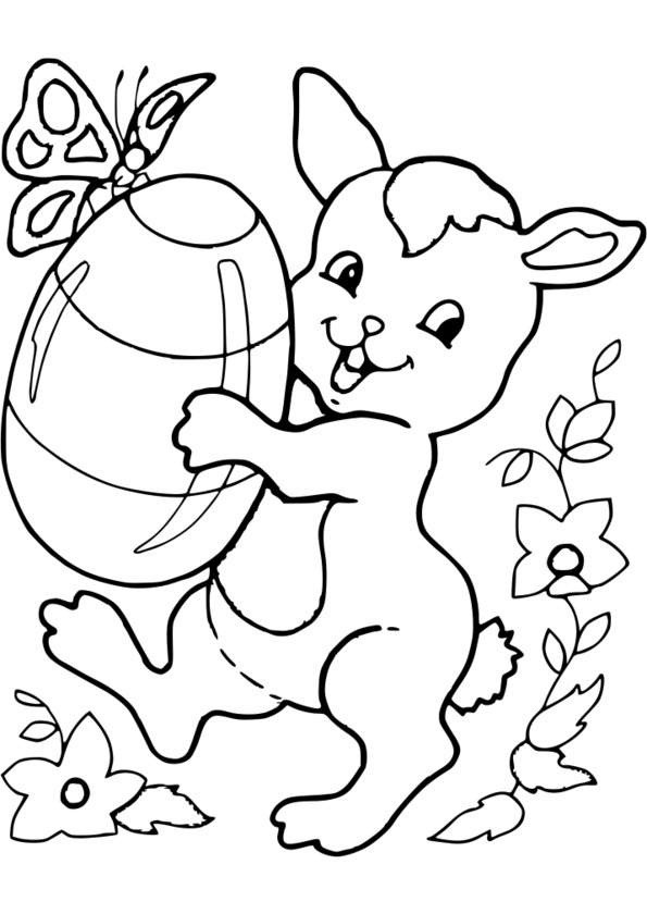 coloriage codé paques maternelle