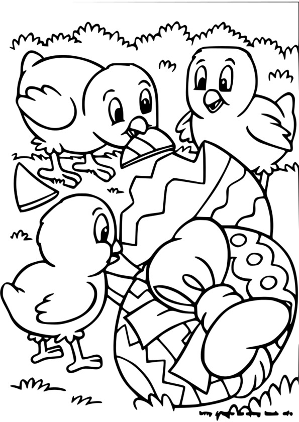 coloriage  dessiner a imprimer paques gratuit