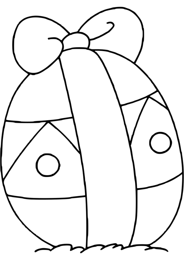 Coloriage à Dessiner Pour Paques Gratuit