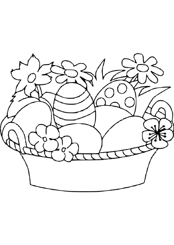 coloriage gratuit paques oeufs imprimer