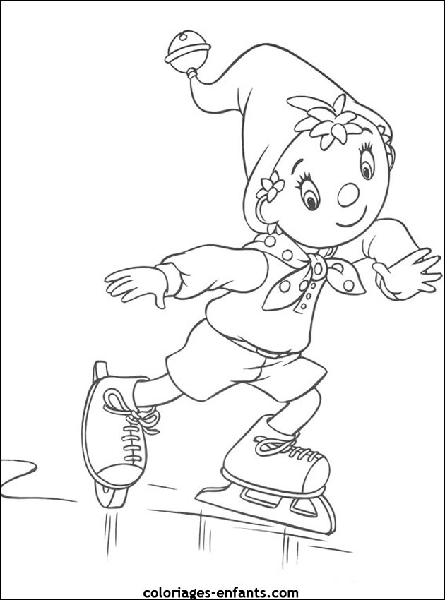 coloriage de patinage artistique