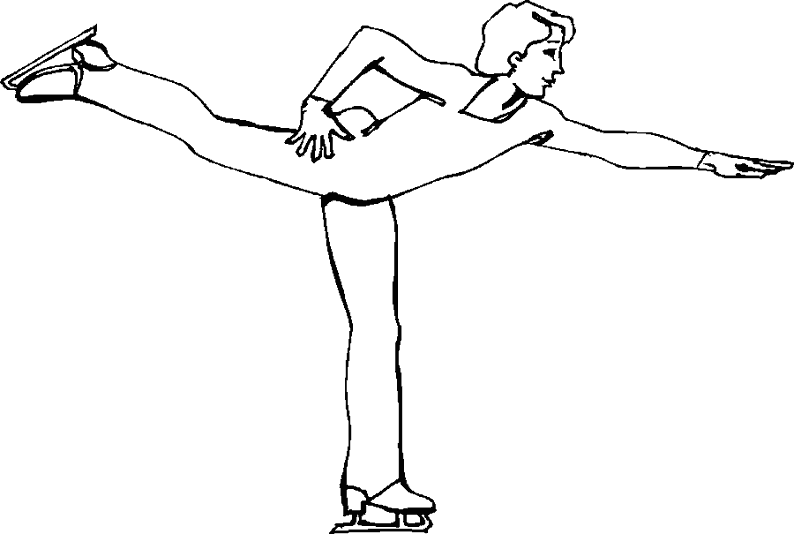Coloriage Gratuit Patinage Coloriage Gratuit Patinage
