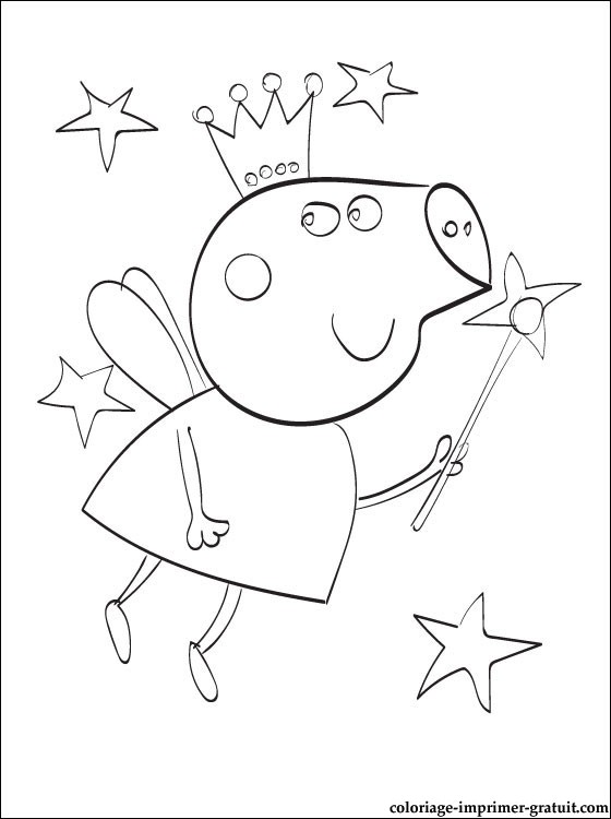11 dessins de coloriage Peppa Pig Anniversaire à imprimer