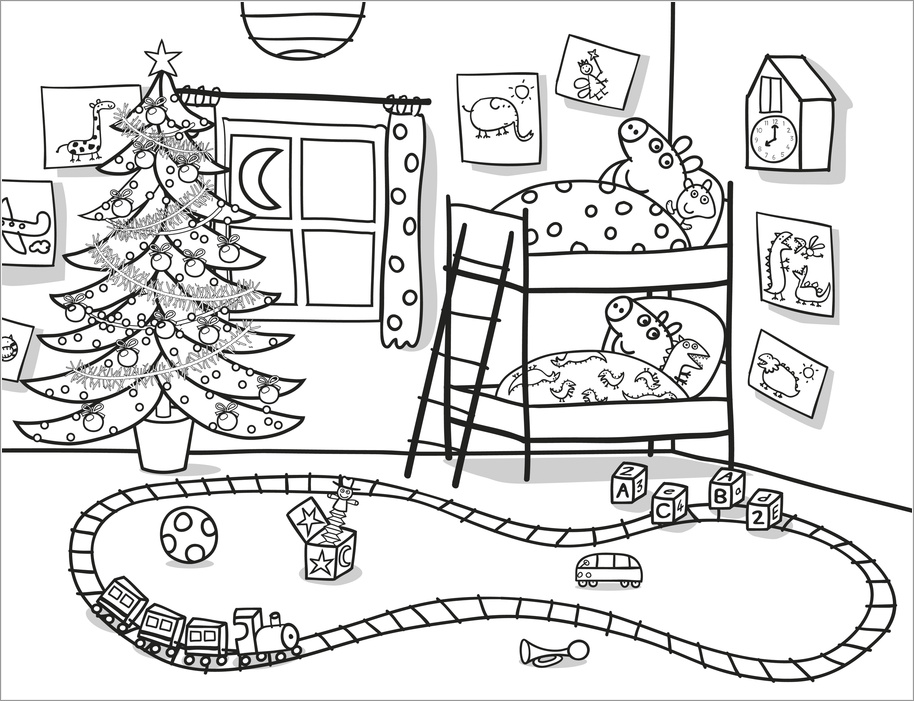 coloriage peppa pig