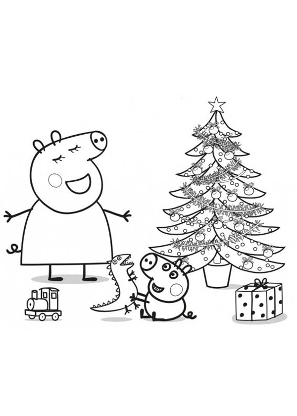 dessin  colorier imprimer peppa cochon