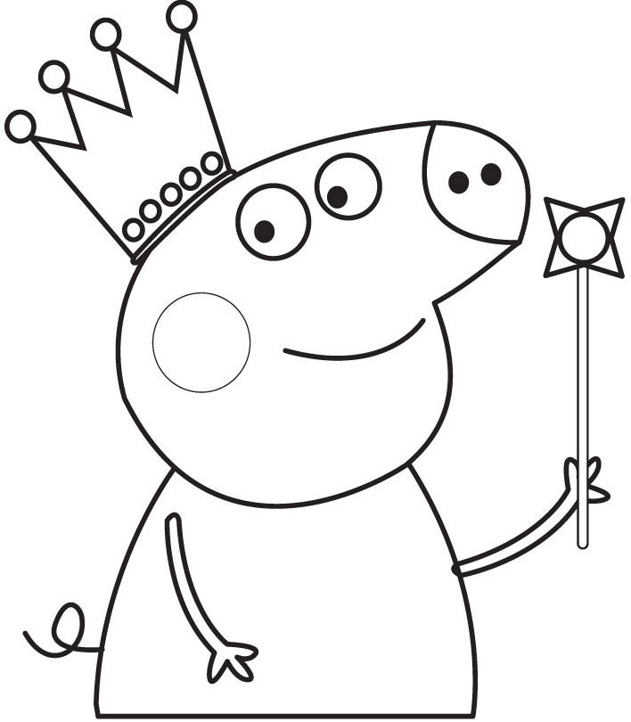 coloriage de peppa pig