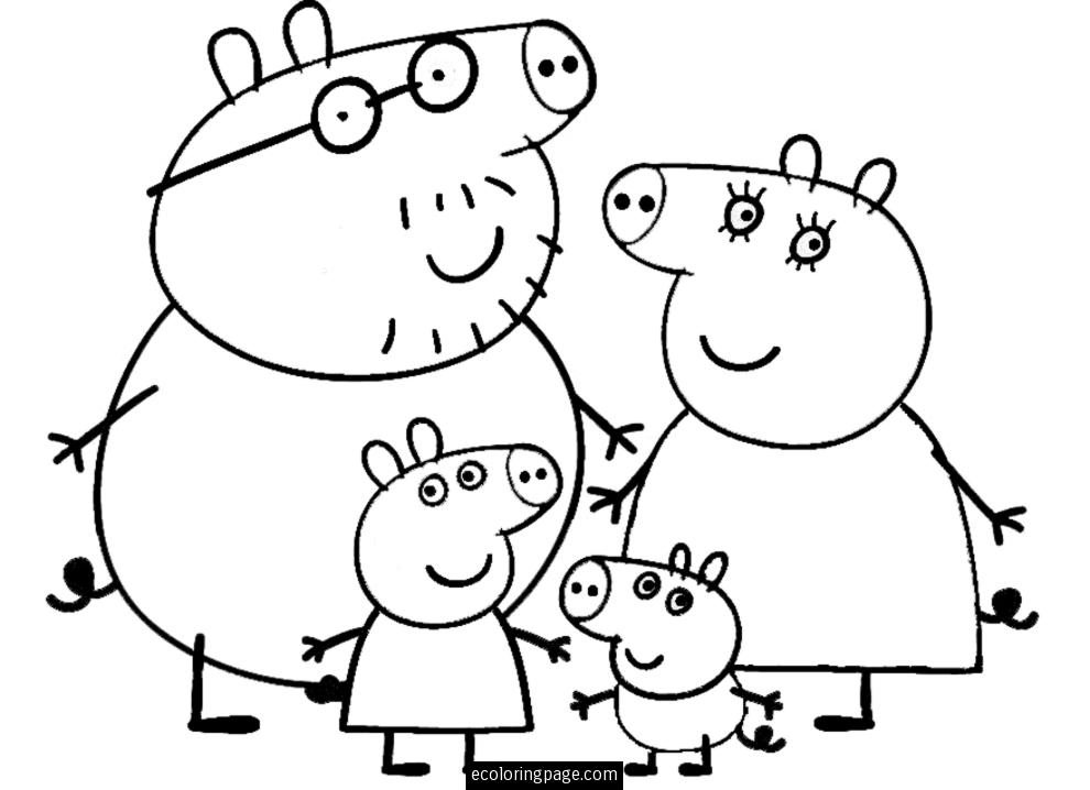 peppa pig jeux coloriage  dessiner