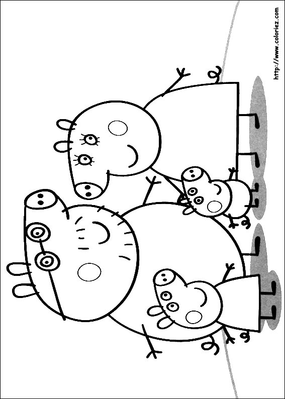 coloriage peppa pig a imprimer