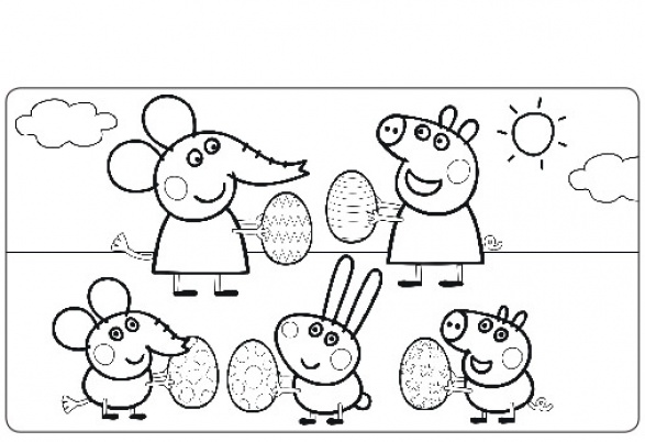 47 dessins de coloriage Peppa Pig à imprimer coloriage peppa pig