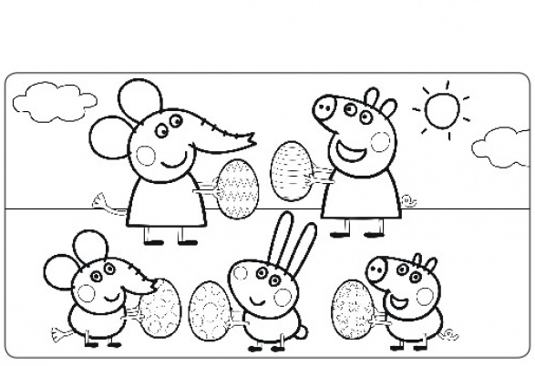 coloriage peppa pig