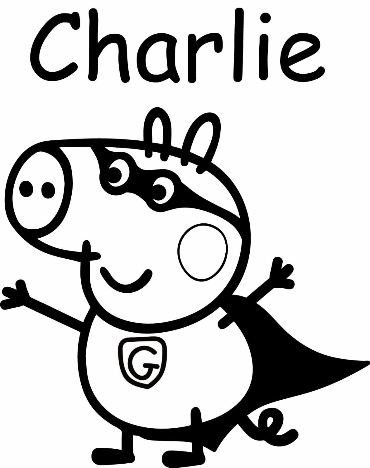 dessin  colorier de peppa pig en ligne