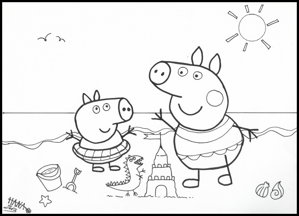 dessin de peppa pig en ligne