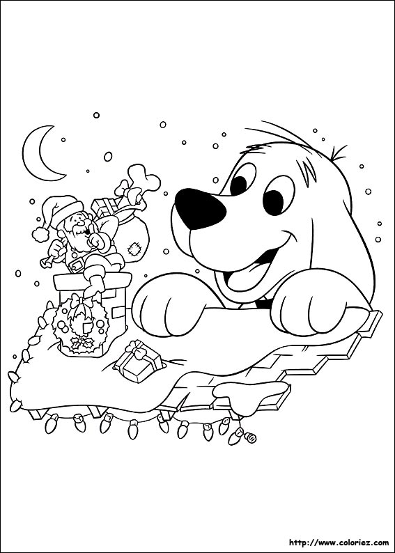 coloriage  dessiner magique pere noel maternelle