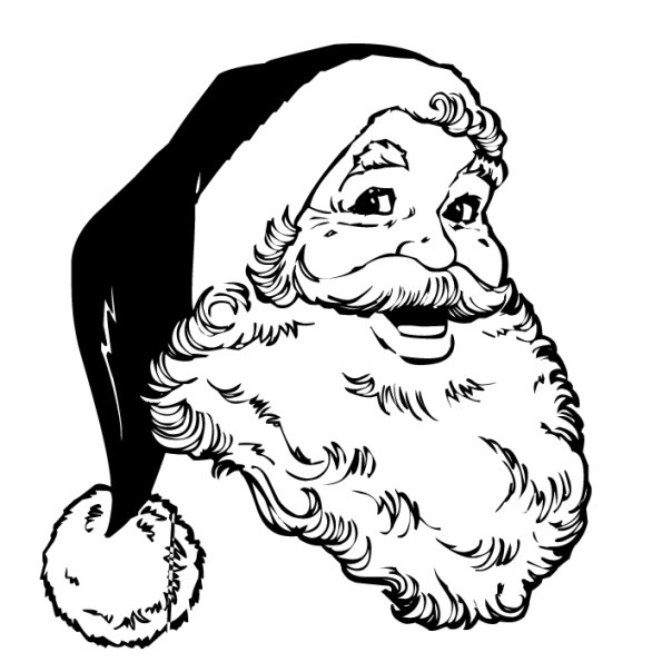 coloriage gratuit pere noel en ligne