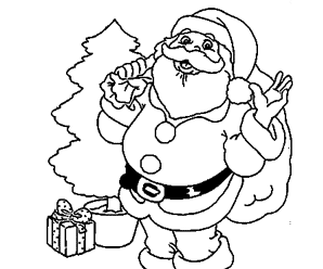 Coloriage Dun Traineau Pere Noel