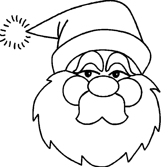 coloriage pÃ¨re-noel dans l'espace