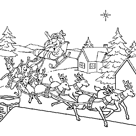 coloriage pere noel a imprimer gratuit