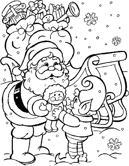 coloriage a dessiner pere noel mere noel