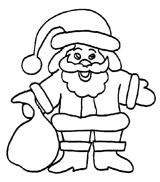 coloriage codé pere noel