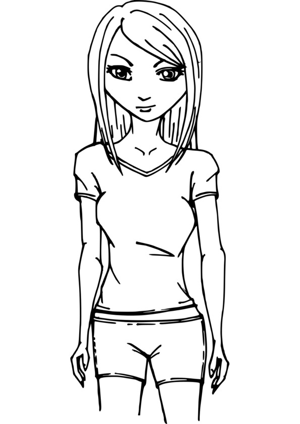 coloriage personnage conte