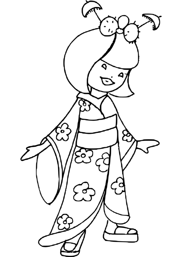 coloriage personnage à imprimer