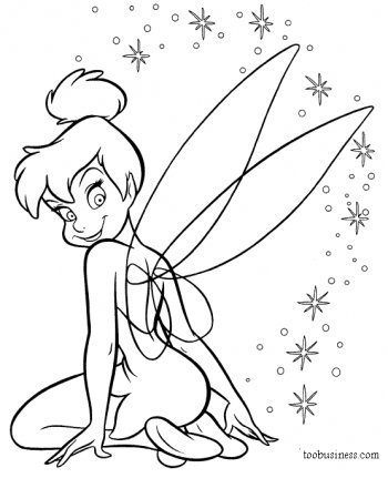coloriage peter pan fee clochette