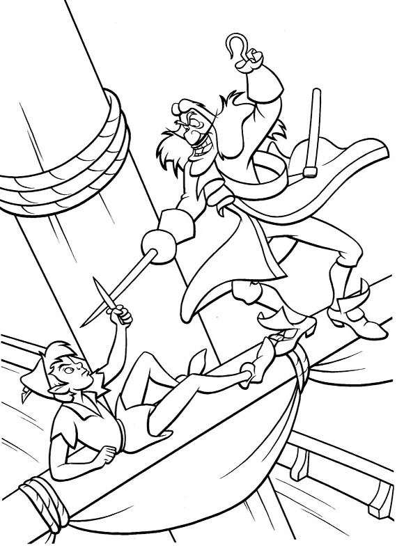 dessin de peter pan 2 a imprimer