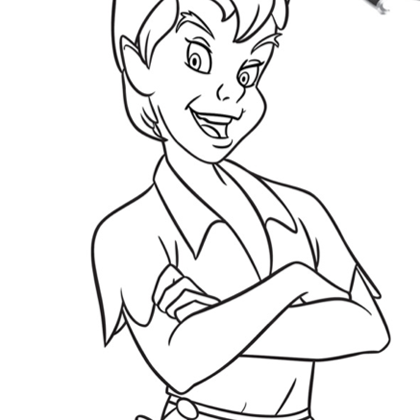 coloriage interactif peter pan